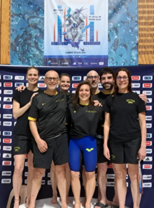 Mont-de-Marsan brille aux championnats de France Masters de natation avec 13 médailles