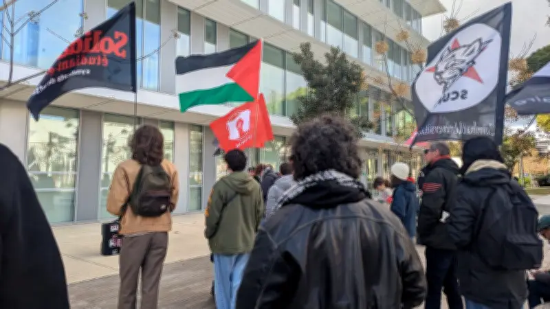 Montpellier : des étudiants dénoncent l'attaque contre l'université palestinienne de Birzeit