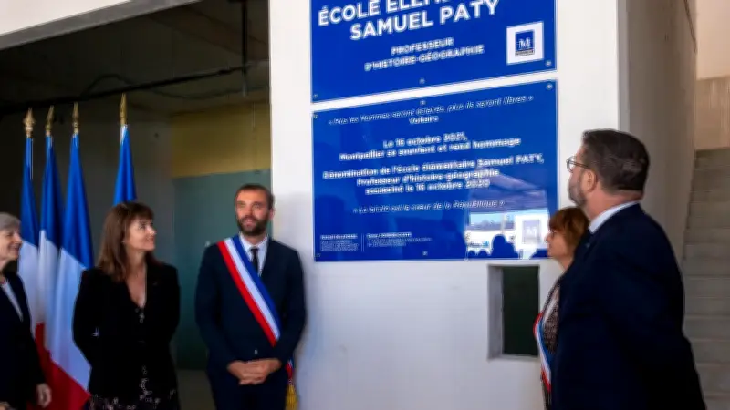 Montpellier : l'école Samuel-Paty, un symbole de l'idéal émancipateur de l'éducation