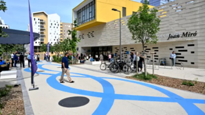 Montpellier : le parvis de l'école Joan Miró inauguré, conçu par les enfants