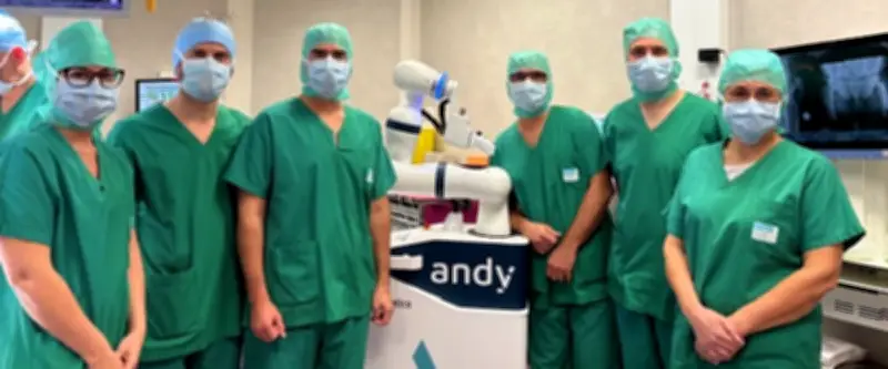 Montpellier : première clinique française à opérer le genou avec le robot Andy