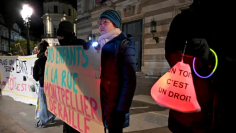 Montpellier : une marche pour le droit au logement des enfants dans le froid hivernal