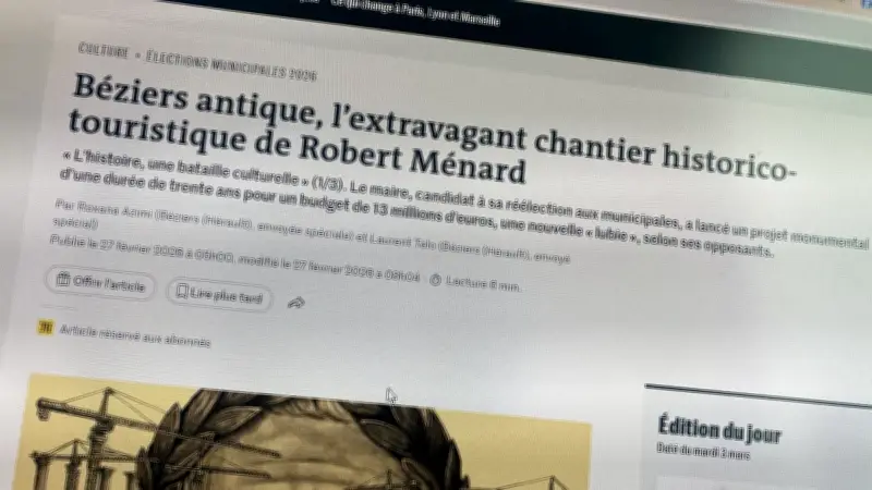 Municipales 2026 à Béziers : les médias nationaux scrutent la politique culturelle de la ville