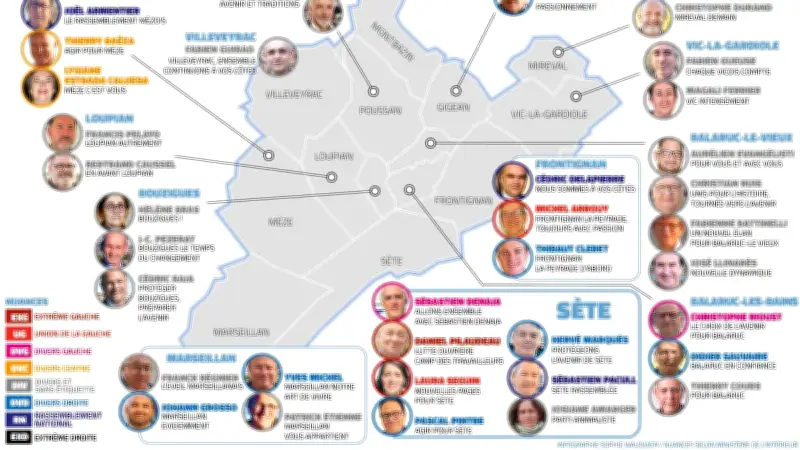 Municipales 2026 dans le bassin de Thau : 42 candidats validés pour 14 communes