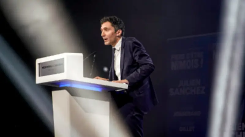 Municipales 2026 à Nîmes : Julien Sanchez (RN) dévoile son programme en cinq piliers lors d'un meeting