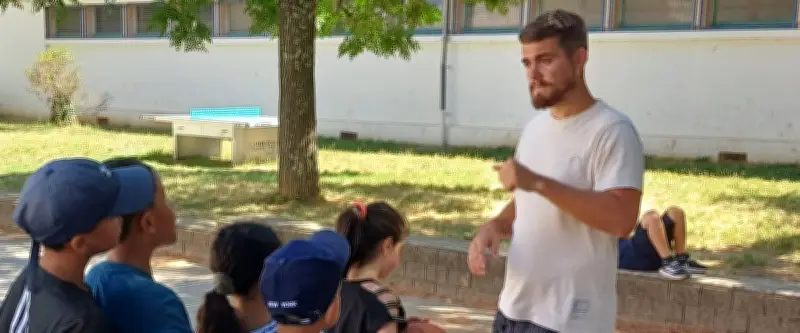 Nathan Soudant, animateur estival : le basket comme passion au service des enfants