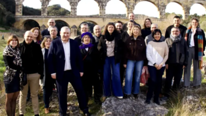 Nicolas Cartailler présente son équipe et son programme pour sa réélection à Remoulins