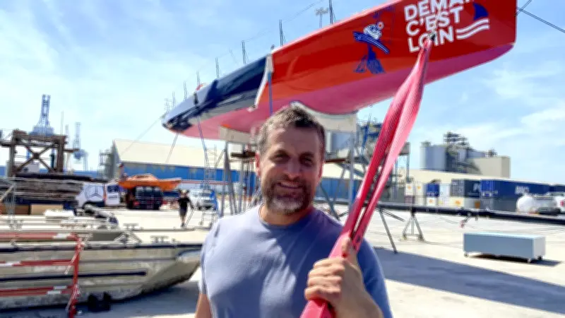 Nicolas Rouger, skipper sétois, prépare son Vendée-Globe avec un Imoca 60 artistique