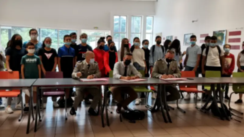 Nîmes : 29 collégiens intègrent une classe Défense unique avec l'armée