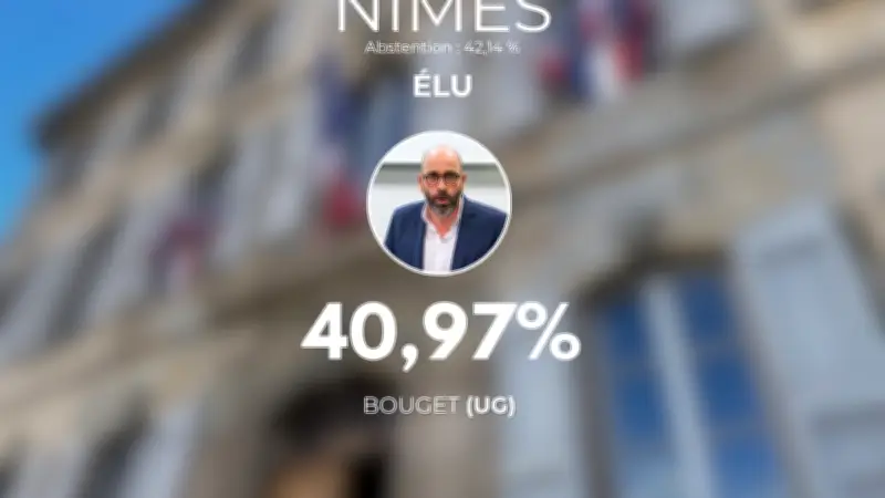 Nîmes bascule à gauche : Vincent Bouget élu maire après un second tour historique
