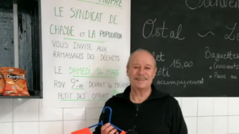 Opération "J'aime la nature propre" : chasseurs et bénévoles mobilisés à Poilhes