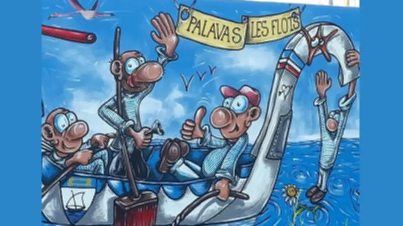 Patrick Favre anime un atelier de dessin BD suivi d'une exposition à Palavas-les-Flots