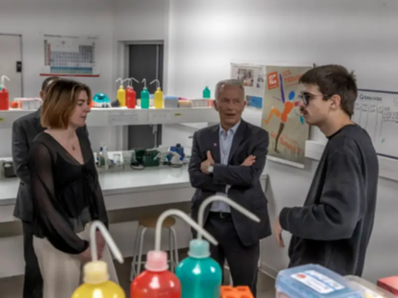 Patrick Martin du Medef à Dax pour la féminisation des métiers scientifiques