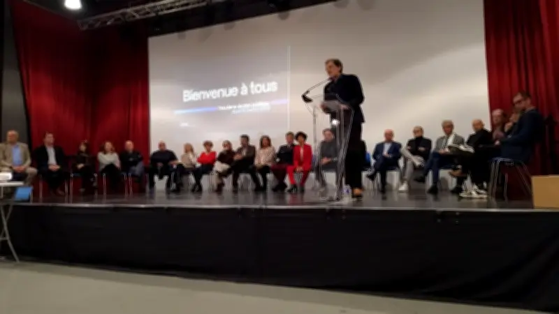 Paul Mely présente sa liste "Avec vous les Angles" pour les municipales