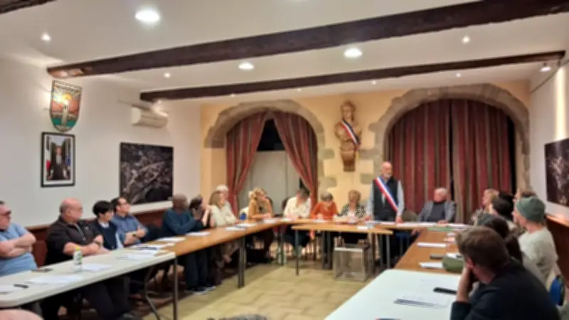 Pierre Aiguillon élu maire de Saint-Jean-du-Gard lors d'un premier conseil municipal