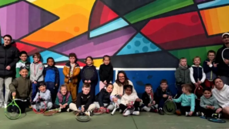 Plateau départemental de tennis : 19 jeunes joueurs réunis à Frontignan