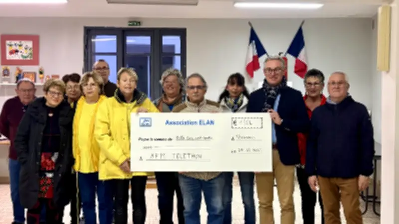 Pomérols : 1 504 € collectés pour le Téléthon grâce à la mobilisation associative