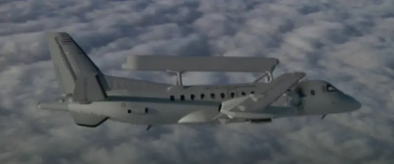 Première apparition d'un avion de reconnaissance suédois Saab 340 sur le front ukrainien