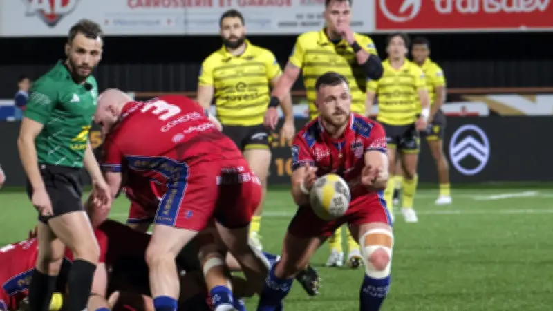 Pro D2 : Mont-de-Marsan domine Béziers 41-24, l'ASBH rate une opération cruciale avant la trêve
