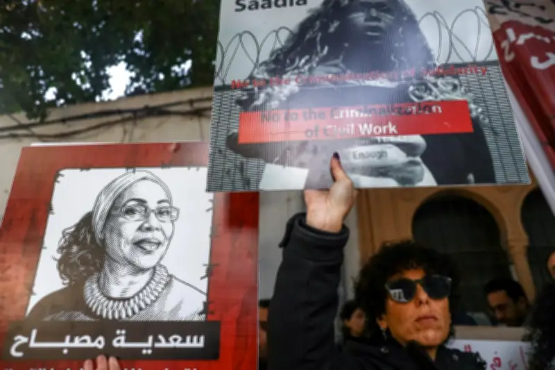 Procès de Saâdia Mosbah en Tunisie : un collectif exige sa libération immédiate