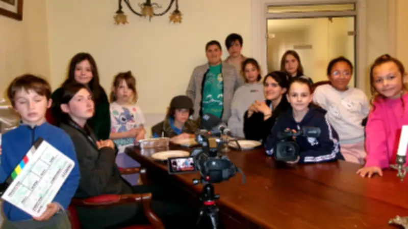 Quatorze jeunes d'Anduze découvrent les coulisses du cinéma lors d'un stage créatif