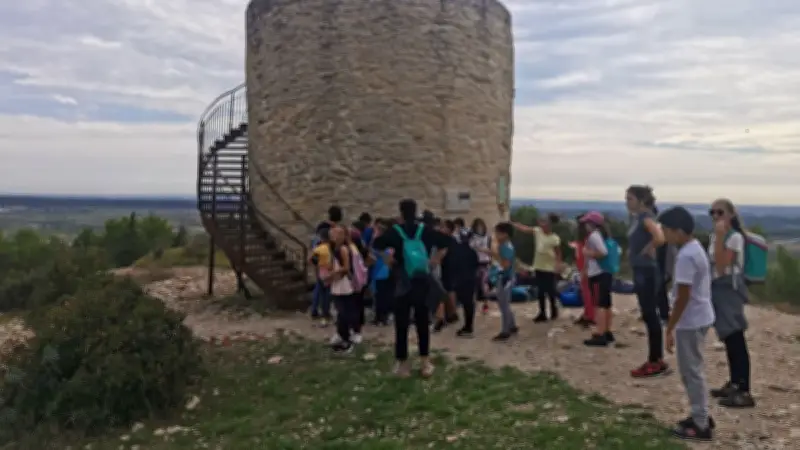 Randonnée éducative et écologique pour les écoliers de Jean-Macé à Calvisson