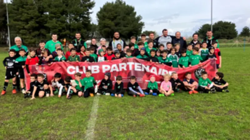 RC Toulon : Ma'a Nonu et David Brenan en visite surprise à l'école de rugby des Angles