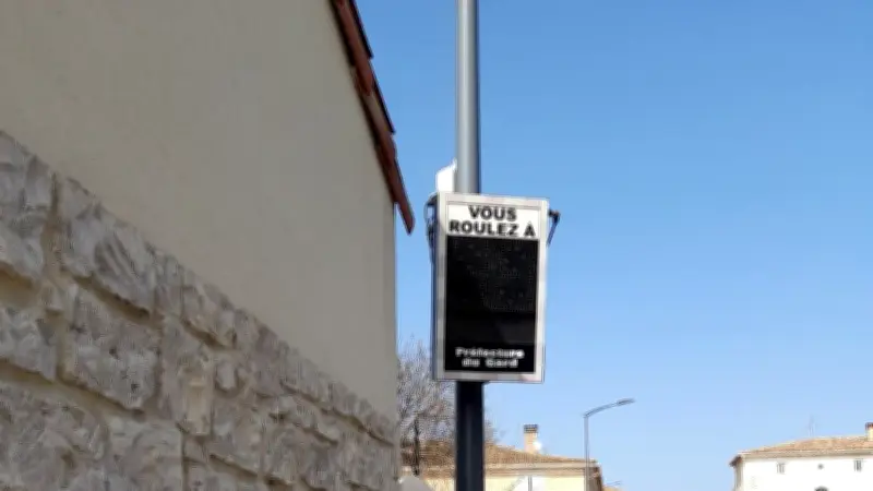 Redessan : un radar pédagogique pour prévenir la vitesse en zone 30