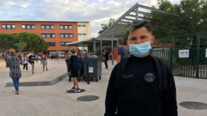 Rentrée scolaire à Frontignan : le double défi des collégiens face à la sixième et au protocole sanitaire