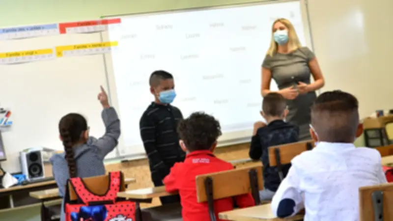 Retour du masque à l'école : 40 départements concernés dès lundi 8 novembre