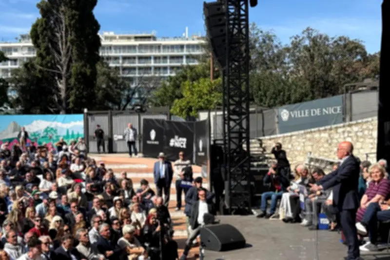 Éric Ciotti lance son mandat à Nice par un grand rassemblement au Théâtre de Verdure