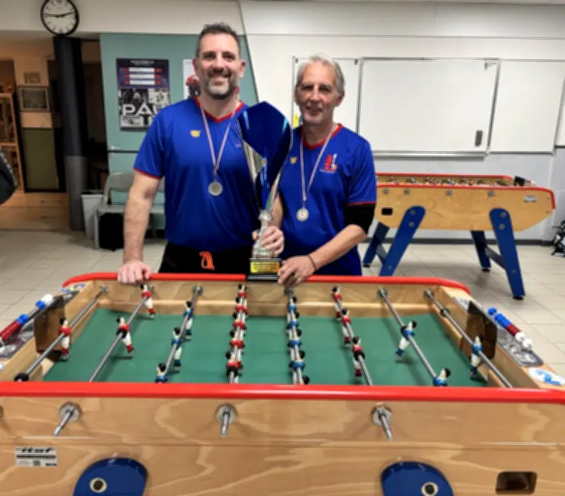 Rochefort sacré champion de baby-foot en Nouvelle-Aquitaine et en quête d'un local digne