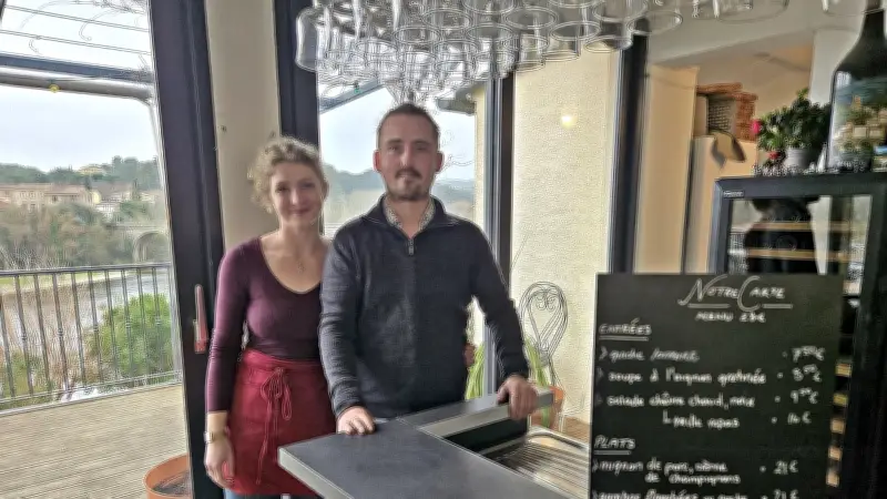 Roquebrun : Antonin Chabbert et Taesa Hodel reprennent le restaurant emblématique "Le Petit Nice"