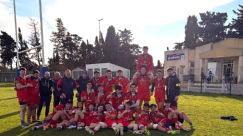 Rugby : le pôle jeunes du SBR XV retrouve son public à Servian contre Olonzac