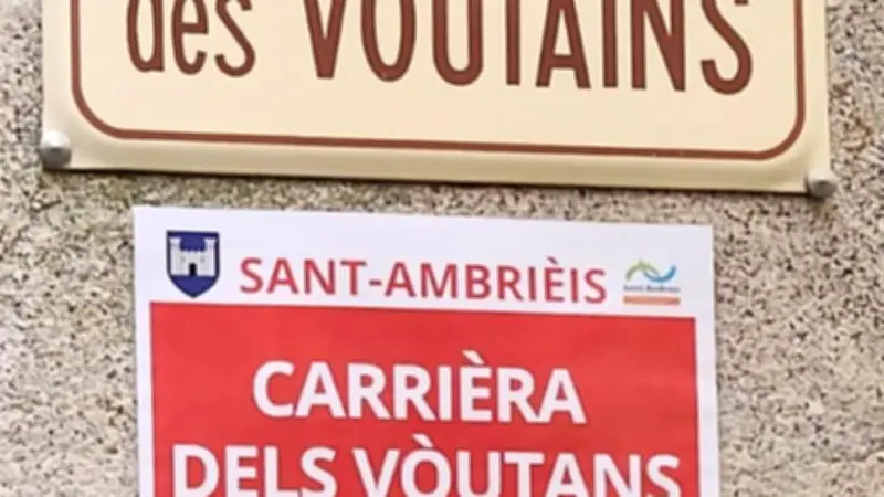 Saint-Ambroix : l'occitan s'affiche dans les rues de l'Écusson pour une opération patrimoniale