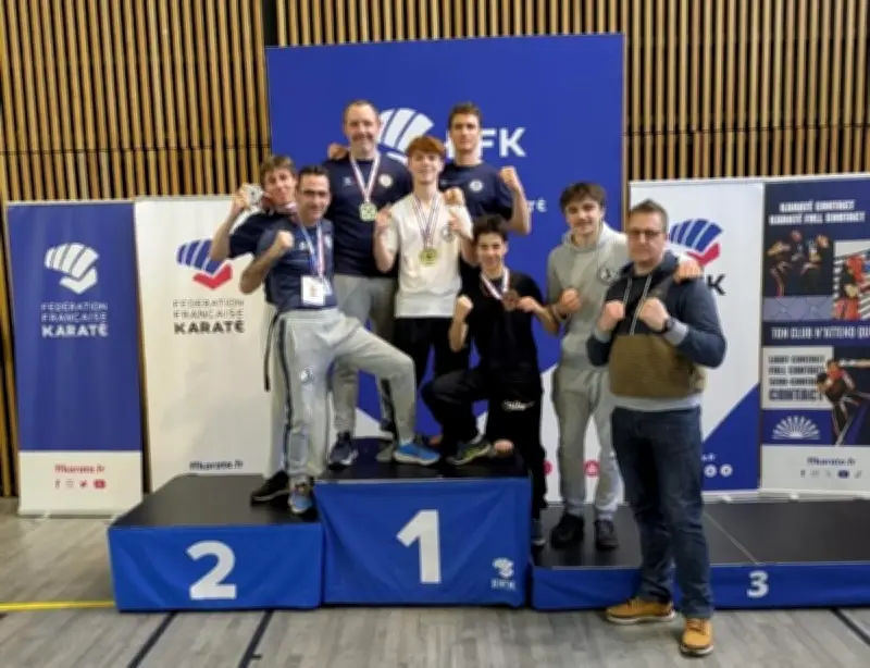 Saint-Pierre-du-Mont domine les championnats de France de karaté contact à Écully