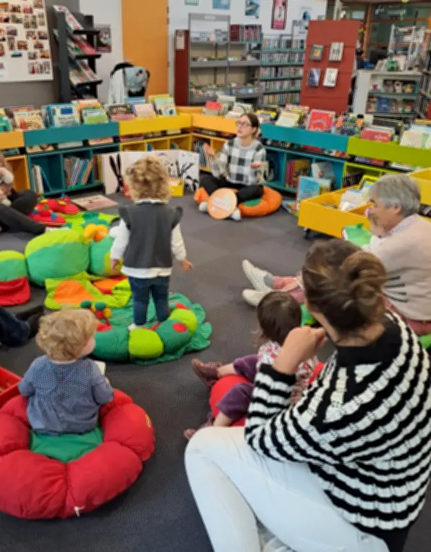 Saint-Seurin : une séance bébés lecteurs pour éveiller les tout-petits aux livres