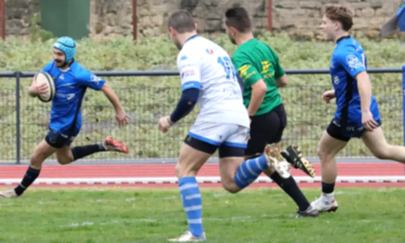 Sarlat s'impose face à Bergerac dans un match de rugby disputé