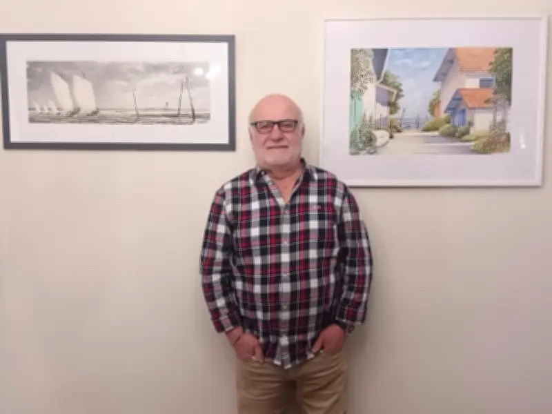 Serge Roubichou expose à Audenge après son Grand Prix de Talence