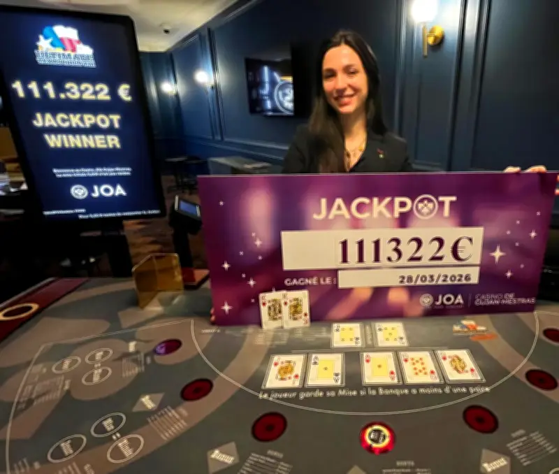 Série de jackpots record au casino JOA de Gujan-Mestras en mars