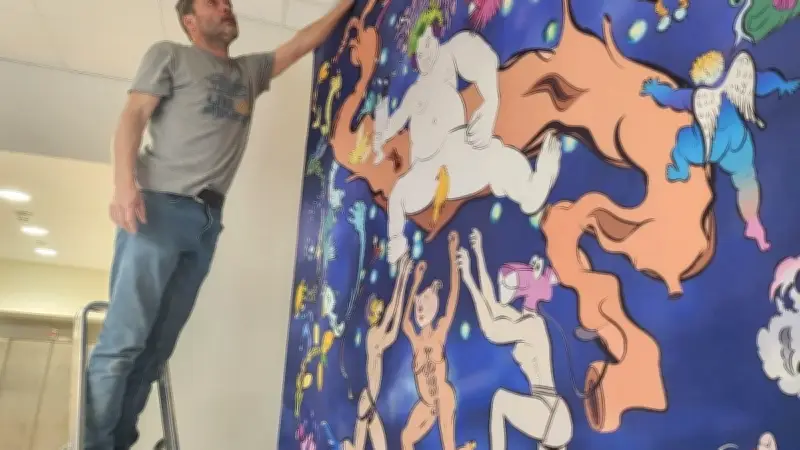 Steven Guermeur expose Bacchus au Patio de Lodève : un univers fantastique et psychédélique