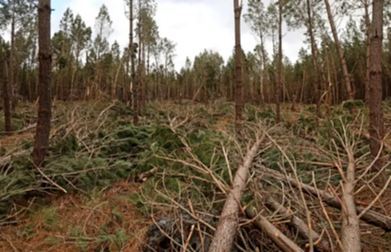 Tempête Nils dans les Landes : les forêts relativement épargnées mais des communes inquiètes