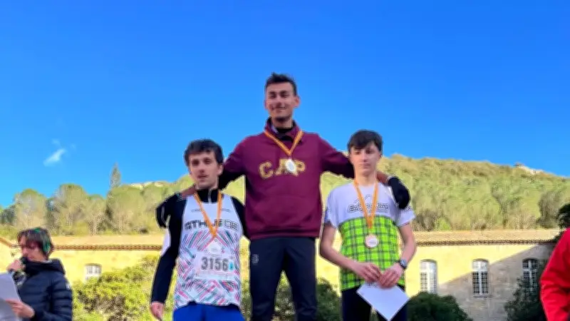 Titouan Mottin, champion junior de trail en Occitanie, brille à Fontfroide