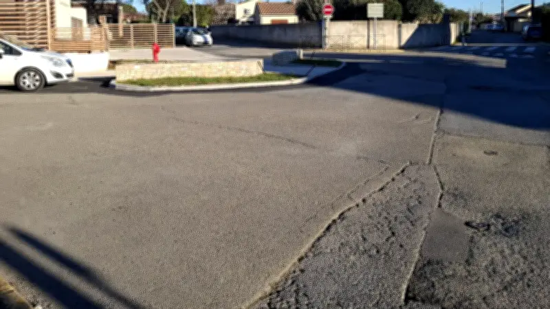 Travaux d'eau et voirie rue des Mourgues à Codognan : circulation perturbée