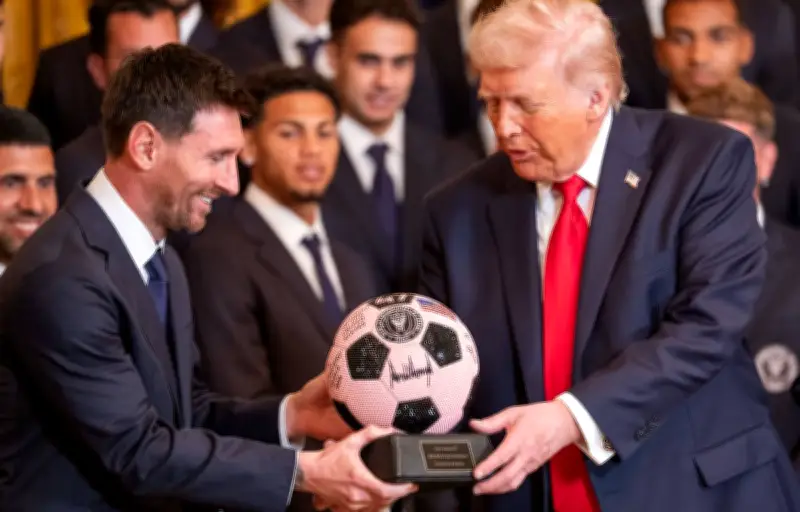 Trump évoque la guerre en Iran lors de la réception de Messi à la Maison-Blanche
