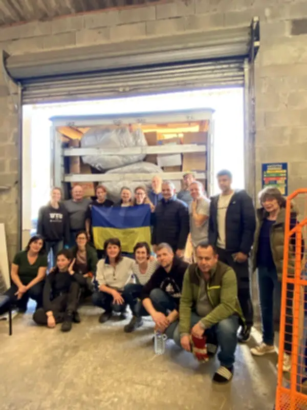 Un 37e convoi humanitaire quitte Salies-de-Béarn pour l'Ukraine grâce à un élan de solidarité local