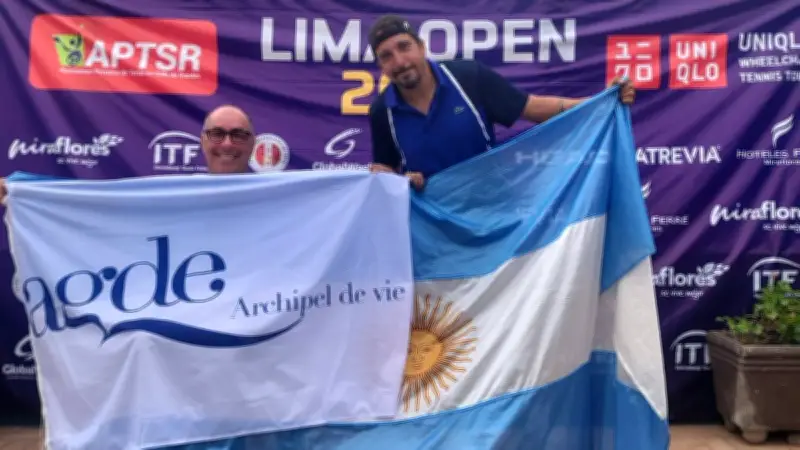 Un Agathois triomphe au Pérou : Jean-Félix Boudou sacré en double au tournoi de handi-tennis de Lima