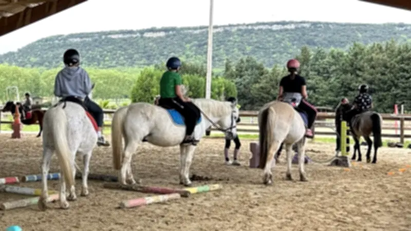 Un après-midi poney inoubliable offert aux enfants par le CCAS de Laudun-l'Ardoise