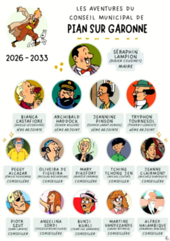 Un bulletin de vote Tintin découvert dans une mairie de Gironde