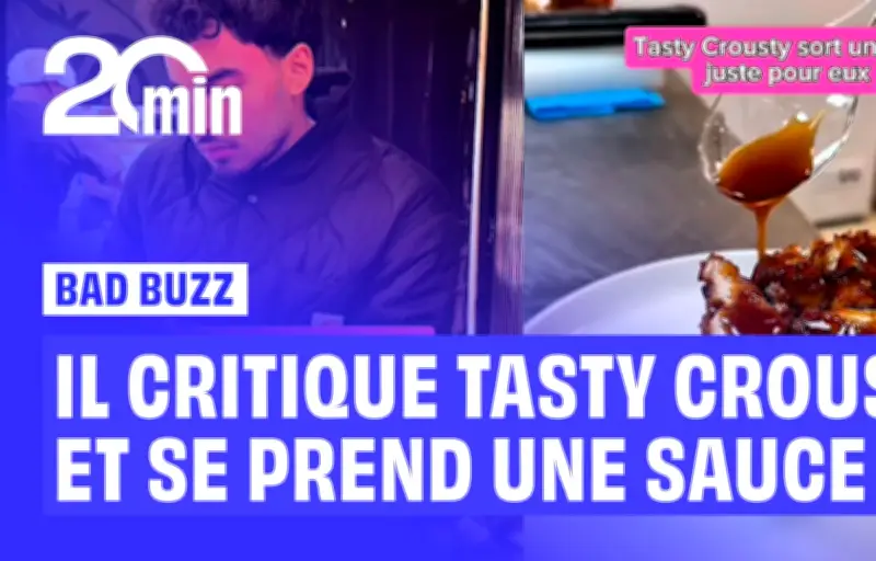 Un influenceur food humilié après sa critique violente du Tasty Crousty